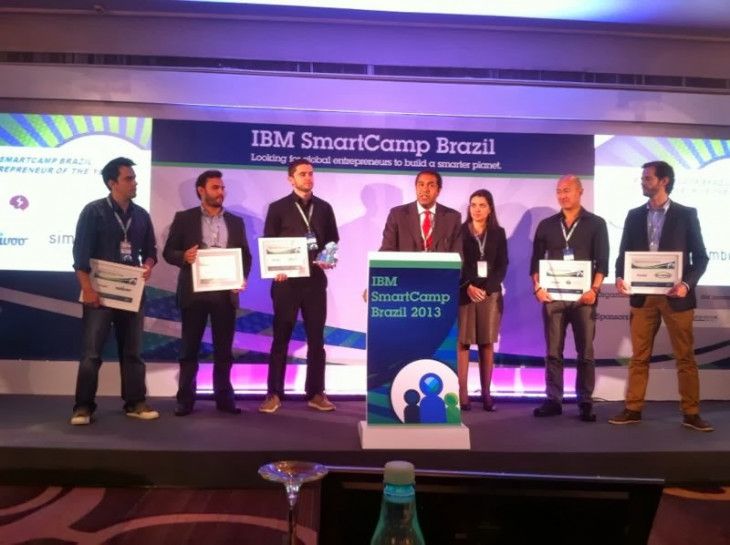 Vencedores do SmartCamp Brasil. Foto: divulgação.