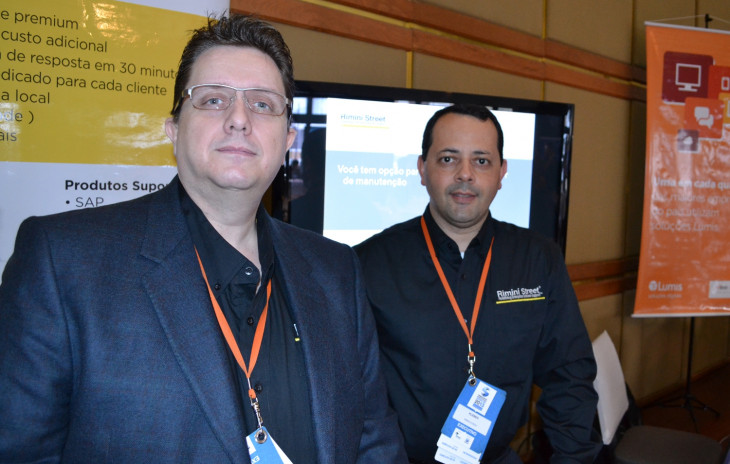 Anderson Aquino e Kléber Conde. Executivos experientes em SAP estão na Rimini.