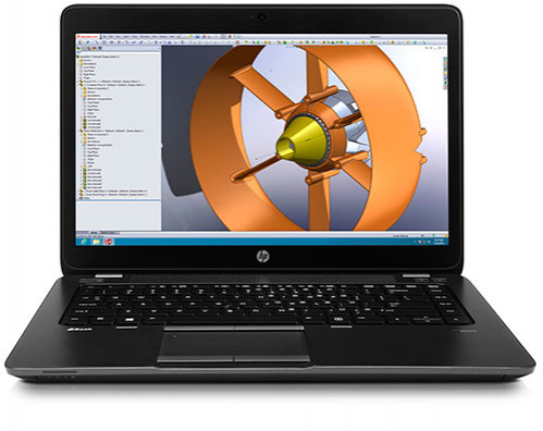 HP ZBook 14 é um workstation ultrabook. Foto: Divulgação.