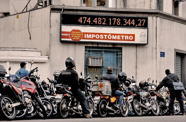 Aplicativo de olho no mercado de motofrete. Foto: flickr.com/photos/alsantana.
