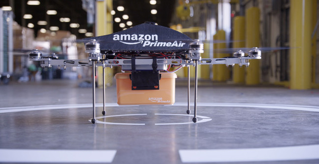 Um drone para entregar seu pedido. Foto: divulgação.