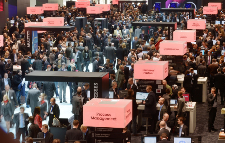 Corredores da Cebit 2013. Foto: divulgação.
