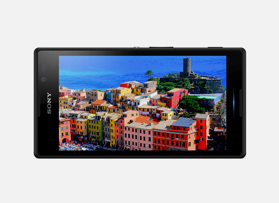 Sony Xperia C. Foto: Divulgação.