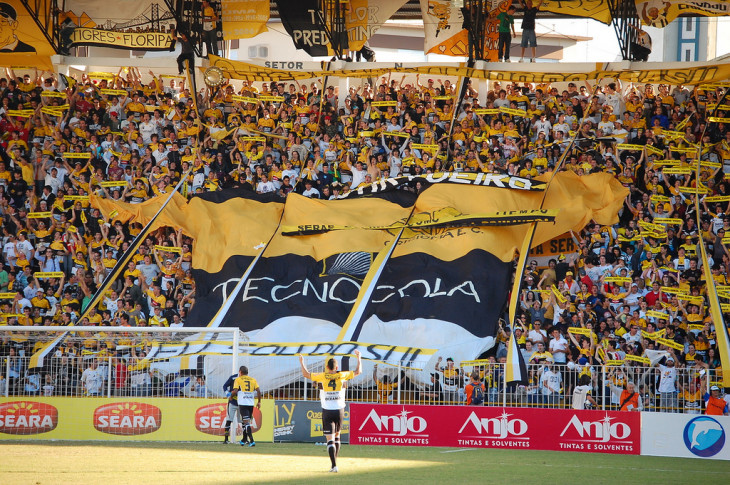 Criciúma é conhecida pela fanática torcida do Tigre. Foto: flickr.com/photos/bodemorto