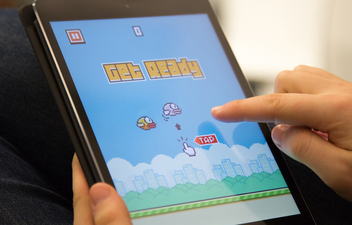 Este é o Flappy Bird. Foto: divulgação.