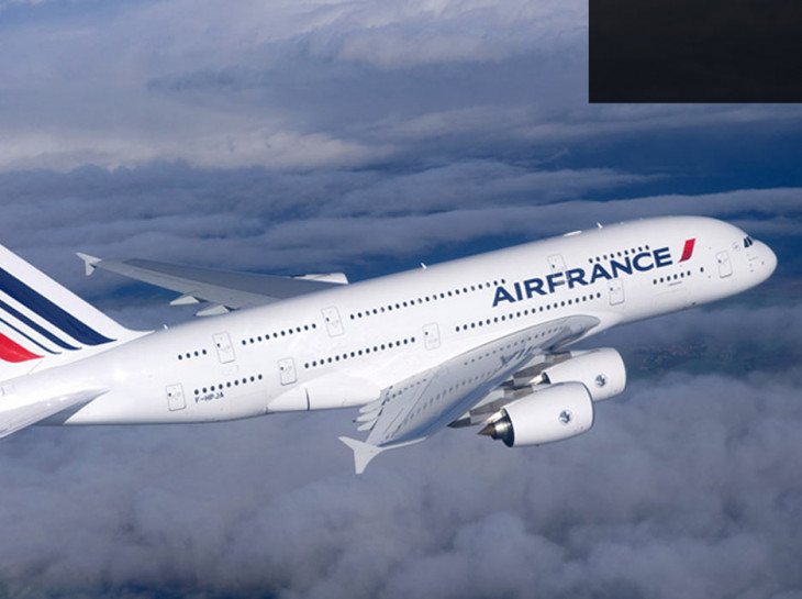 Esse é o A380, da Air France. Foto: Divulgação.