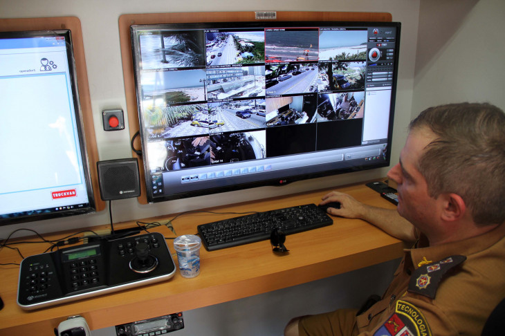Centro de Comando e Controle Móveis atuará no Litoral. Foto: Cabo Valdemir da Luz.