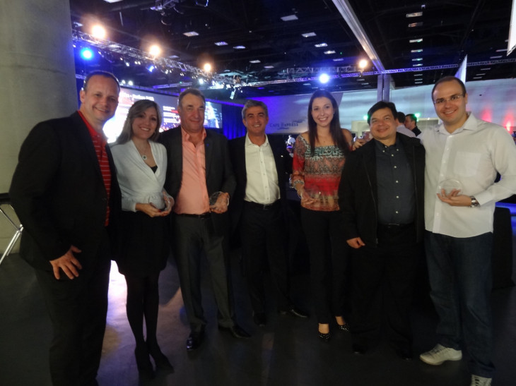Representantes da IST e da SolidWorks durante o SolidWorks World.