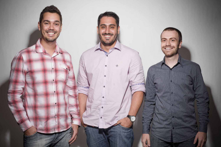 Adriano dos Anjos, Bruno Cardoso e Alan Giongo. Foto: Defoto.