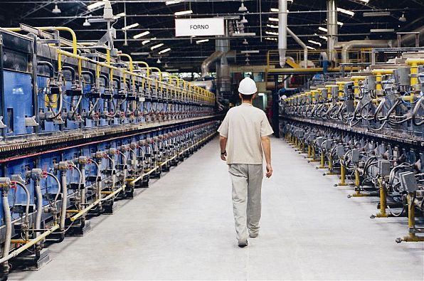 Interior da fábrica da Eliane. Foto: divulgação.