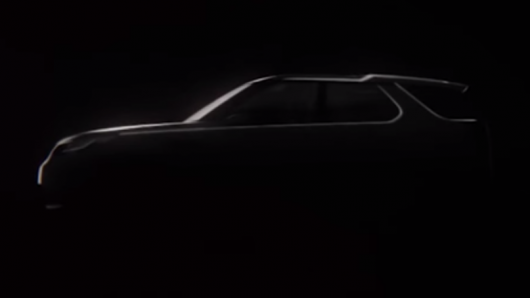 Teaser do Discovery Vision Concept, da Land Rover. Foto: divulgação.