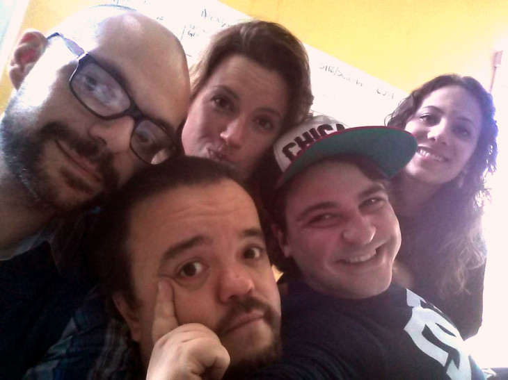 Os "social media" da "prefs": Álvaro Borba (E), Claudio Castro, Camila Braga, Marcel Bely e Larissa Pereira (D). Foto: divulgação.