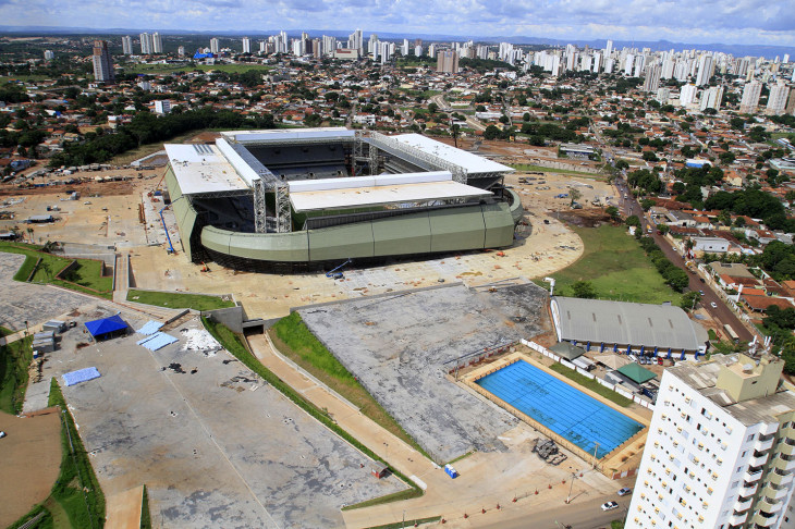 Arena Pantanal, em Cuiabá custou R$ 525 mi. Foto: Edson Rodrigues/ Secopa