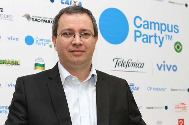 Mário Teza estava à frente do Campus Party. Foto: divulgação.