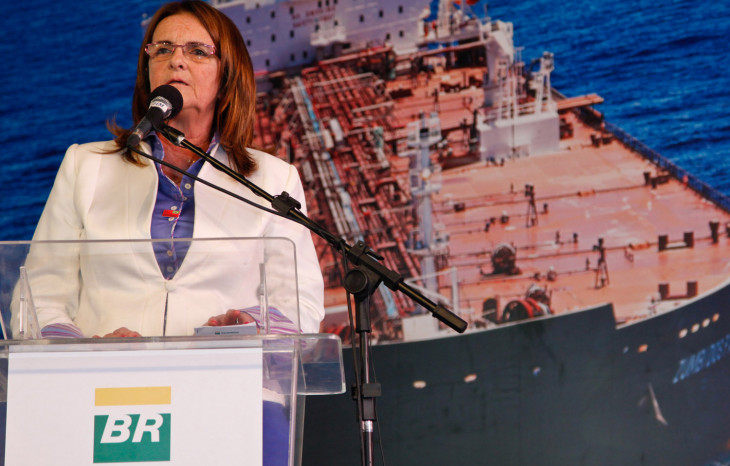 Presidente da Petrobras, Maria das Graças Foster. Foto:Imprensa/Agência Petrobras