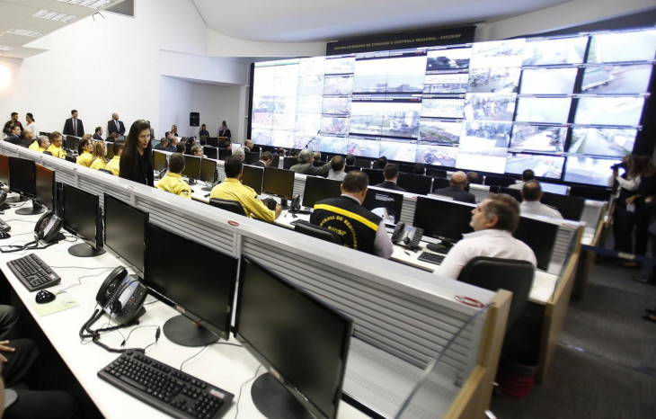 Centro Integrado de Comando e Controle do Distrito Federal. Foto: Denio Simões/Agência Brasília.