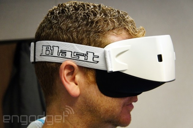Protótipo do óculos da Samsung. Foto: Engadget/ Divulgação