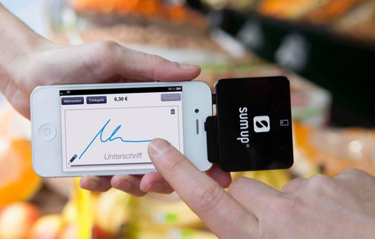 SumUp transforma celulares e tablets em maquininhas de cartões. Foto: Divulgação.
