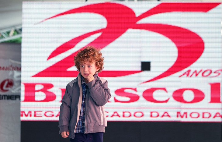 Brascol trabalha com vestuário infantil. Foto: Divulgação.