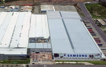 Fábrica da Samsung em Campinas.