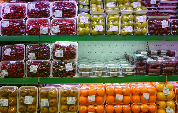 A categoria de Alimentos e Bebidas teve a terceira desaceleração seguida. Foto: flickr.com/ricardo.