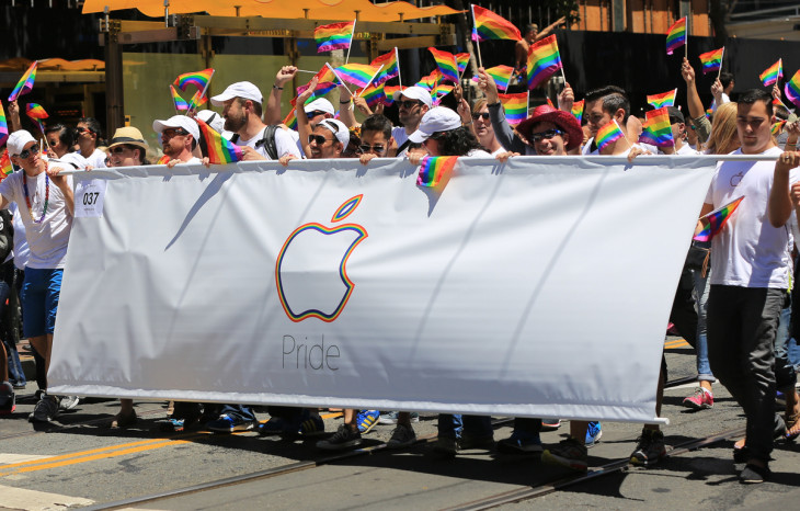 Apple na parada de San Francisco. Foto: flickr.com/shinythings.