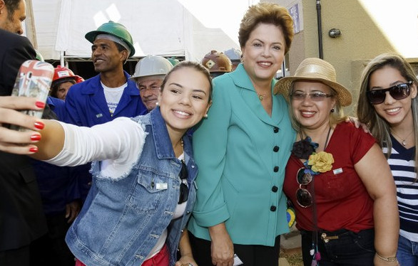 Dilma "Rousselfie" está em diversas redes. Foto: Roberto Stuckert Filho-PR.