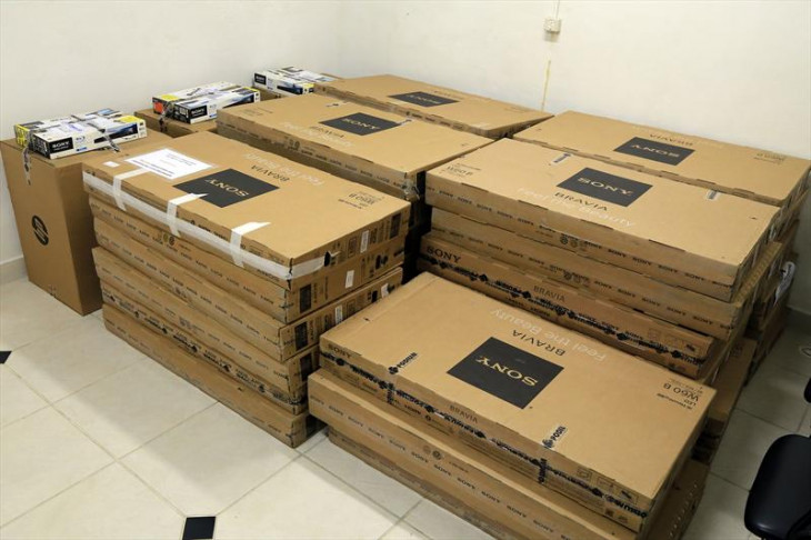 Equipamentos doados em Curitiba. Foto: divulgação.