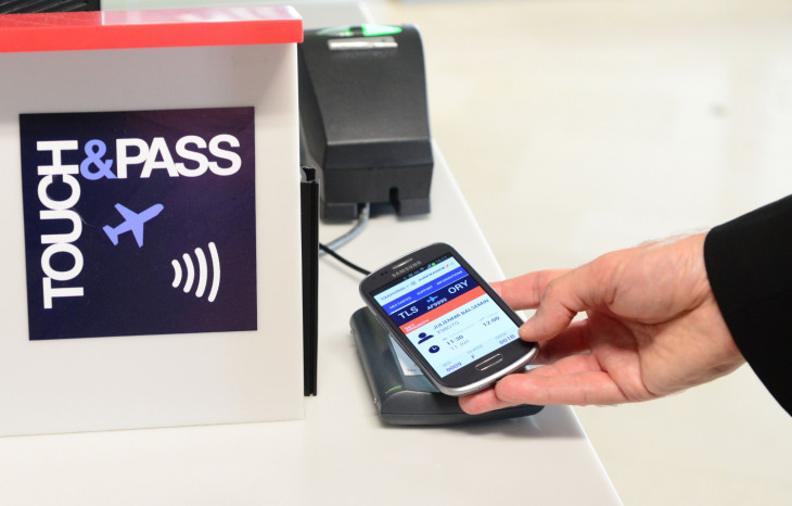 AirFance testa tecnologia NFC. Foto:Philippe Garcia.