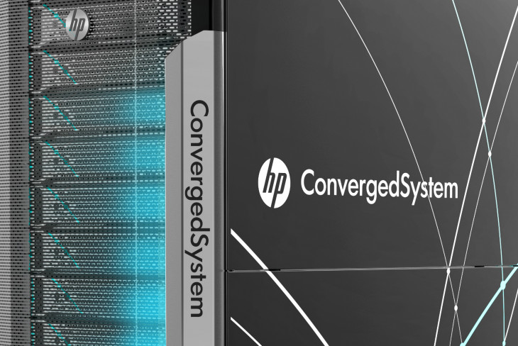 Sistemas convergentes da HP em alta. Foto: divulgação.