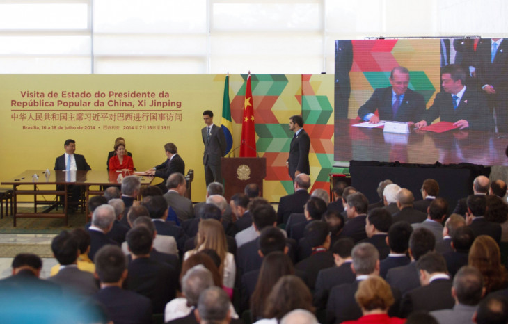 Assinatura foi feita em Brasília, durante cúpula Brasil-China.