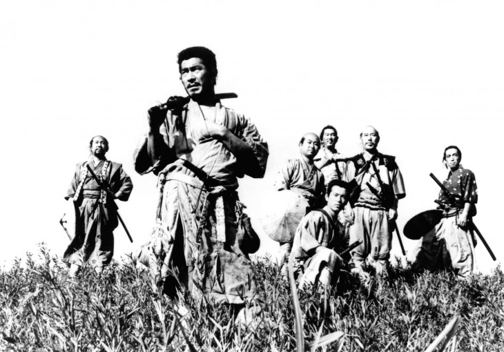 Sete Samurais, o clássico de Akira Kurosawa.