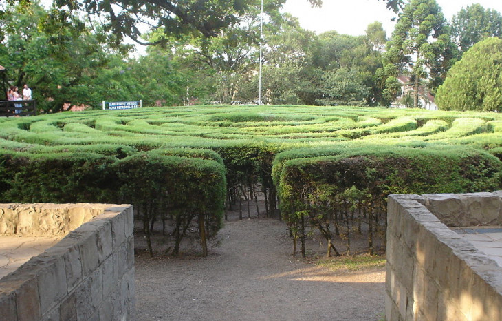 Labirinto Verde, famosa atração de Nova Petrópolis. Foto: Samuel Selbach Dries.
