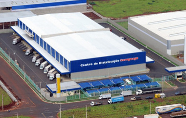Centro de Distribuição da Savegnago, em Ribeirão Preto. Foto: Divulgação.