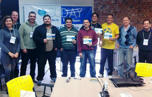 Equipe uMovers foi a vencedora do GUDay 2014. Foto: Divulgação.
