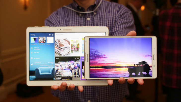 Samsung apresenta seus novos Galaxy Tab S. Foto: divulgação.
