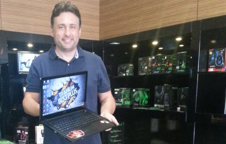Emerson Salomão, diretor da Avell. Foto: Divulgação.