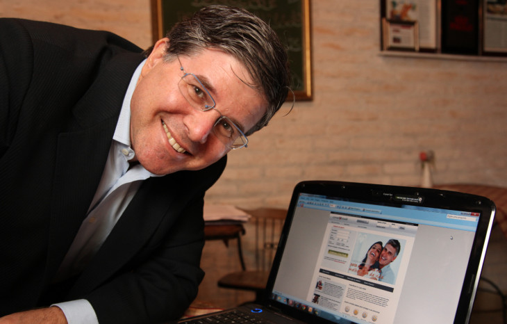 Airton Gontow, fundador do Coroa Metade. Foto: Divulgação.