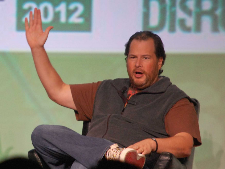 Benioff pediu para esperar. Foto: divulgação.