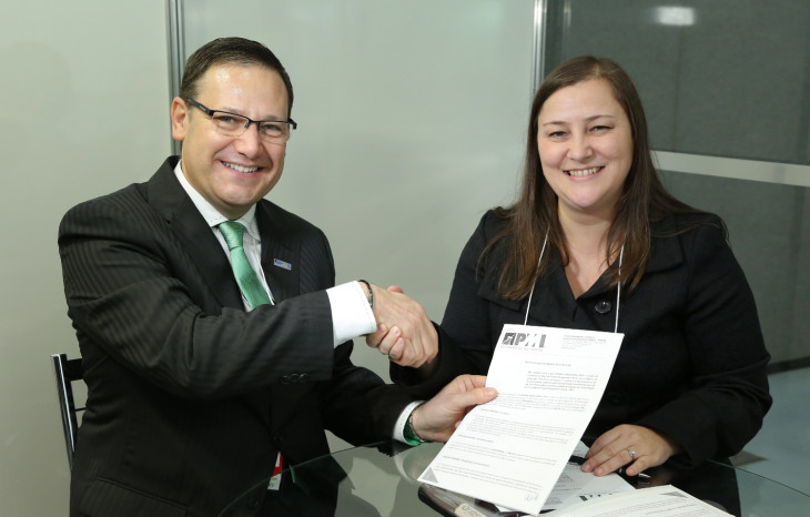 Andre Voltolini (PMI-RS) e Sílvia Somenzi (Soluzzione).