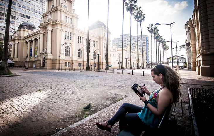 Foi avaliado o desempenho dos 17 pontos instalados pela cidade. Foto: Cristina Leipnitz/Divulgação PMPA.