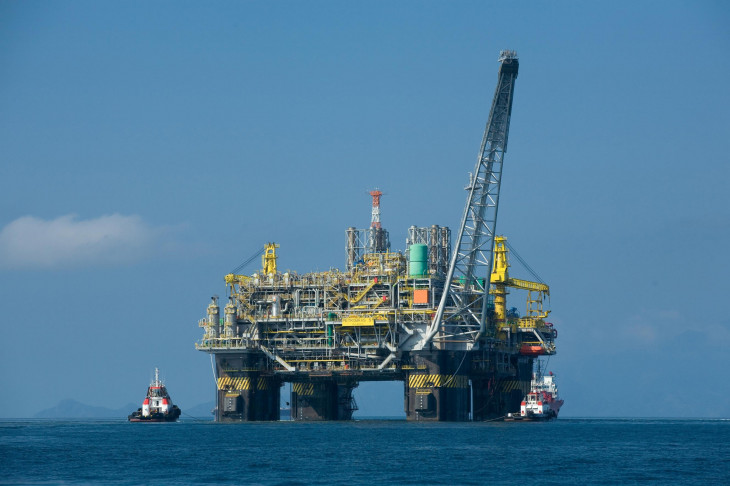 Operação da Petrobras na Bacia de Pelotas. Foto: Petrobras/ ABr