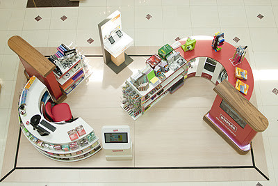 Nano-loja da Staples em São Paulo. Foto: Divulgação.