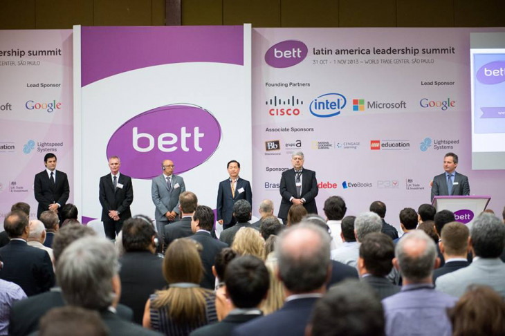 A primeira versão da Bett Latin America Leadership Summit aconteceu em 2013, em São Paulo. Foto: Divulgação.
