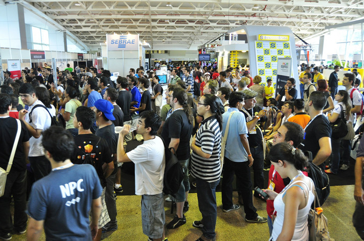 SBGames de 2012, em Brasília. Foto: FD Comunicação.