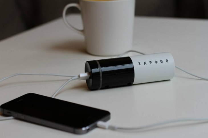 O Zap & Go é portátil e precisa de apenas cinco minutos para ser carregado completamente. Foto: Divulgação.