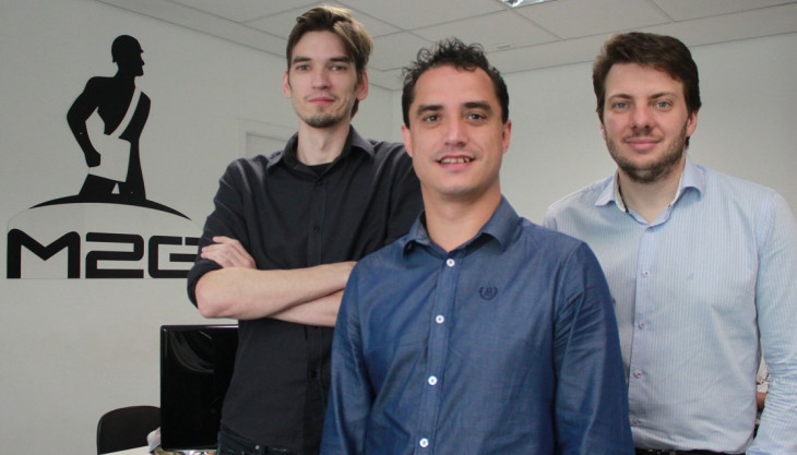 Felipe Kurkowski, Eduardo Guilarduccie e Jefferson Marchetti. Foto: Divulgação.