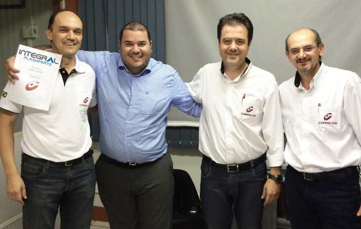 Claudio Bairros (Consilos), Alfredo de Seta (Integral), Lucas Sartori (Consilos) e Geneci Pereira (Consilos)