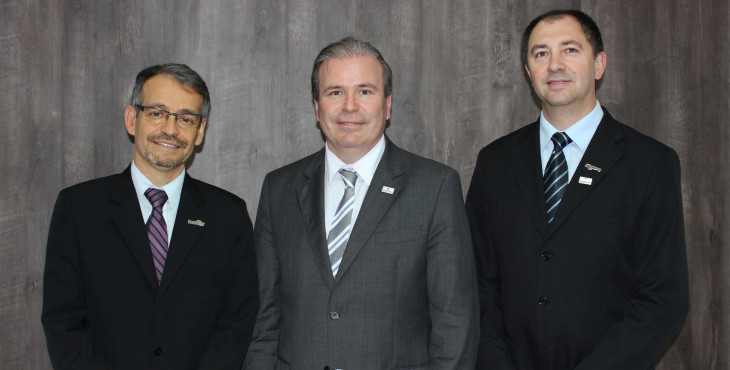 Rogério Negruni, Mauro Negruni e Frederico Kruger.