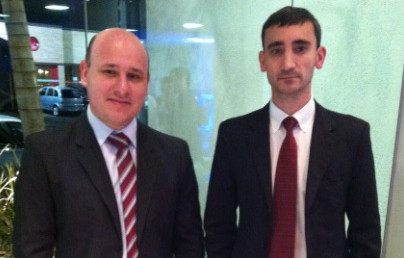 Rodrigo Borges e Leandro Monteiro, da NTConsult. Foto: Divulgação.